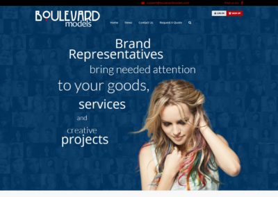 Boulevard Modeling Agency Website